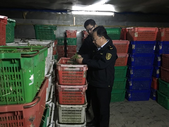 清远检验检疫局开展节前专项检查 保障供港食品农产品安全